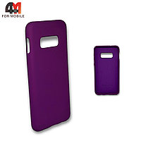 Чехол Samsung S10e/S10 Lite силиконовый, Silicone Case, фиолетового цвета