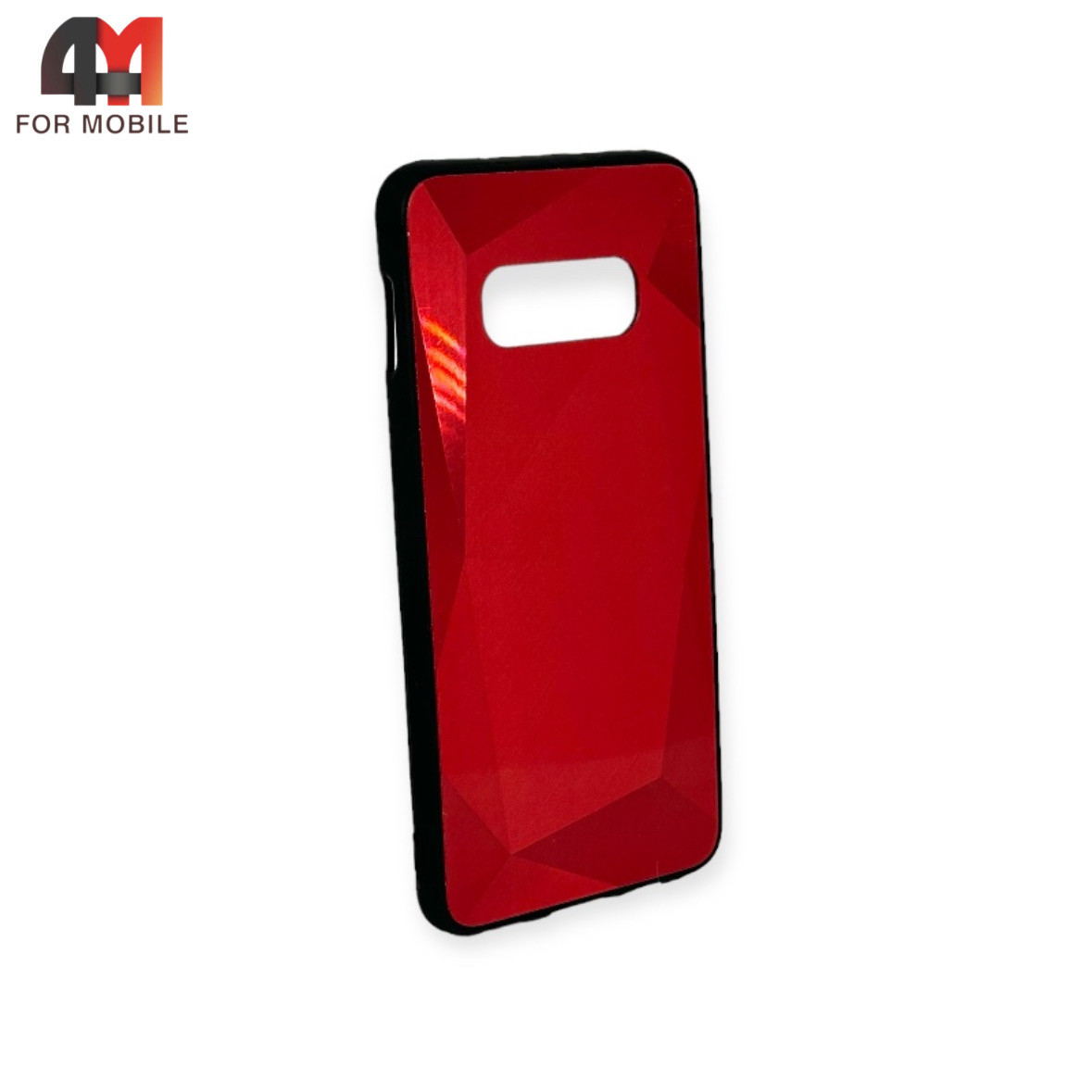 Чехол Samsung S10e/S10 Lite силиконовый, зеркальный, красного цвета - фото 1 - id-p226618074