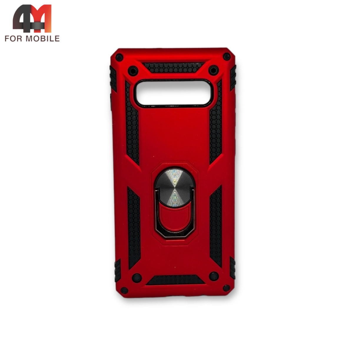 Чехол Samsung S10e/S10 Lite пластиковый, противоударный, красного цвета, Case - фото 1 - id-p226619316
