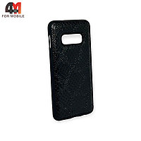 Чехол Samsung S10e/S10 Lite силиконовый, рептилия, черного цвета