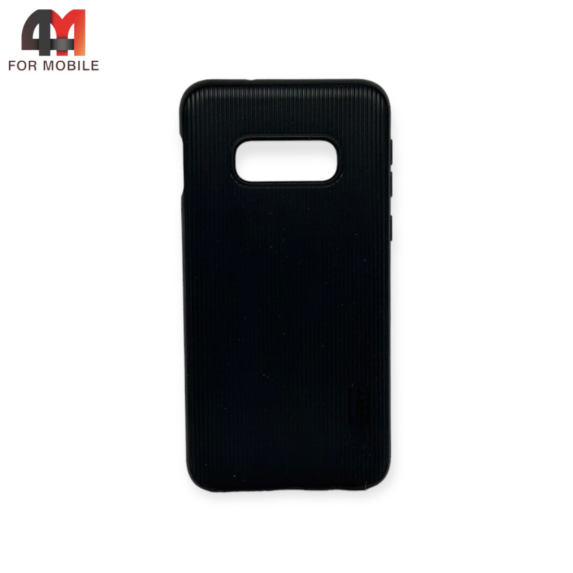 Чехол Samsung S10e/S10 Lite силиконовый, ребристый, черного цвета, Cherry - фото 1 - id-p226624949