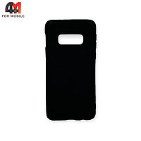 Чехол Samsung S10e/S10 Lite силиконовый, матовый, черного цвета, Case