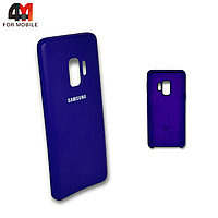 Чехол Samsung S9 Plus силиконовый, Silicone Case, фиолетового цвета