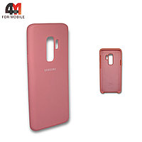 Чехол для Samsung S9 Plus силиконовый, Silicone Case, розового цвета