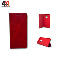 Чехол книга Samsung S9 Plus красного цвета, HDD