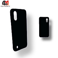 Чехол Samsung A01/M01 Silicone Case, черного цвета