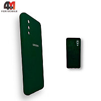 Чехол Samsung A02/M02 Silicone Case, темно-зеленого цвета
