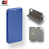 Чехол книга Samsung A02s/M02s синего цвета