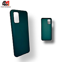 Чехол Samsung A02s/M02s Silicone Case, темно-зеленого цвета