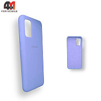 Чехол Samsung A02s/M02s Silicone Case, лавандового цвета