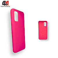 Чехол Samsung A02s/M02s Silicone Case, ярко-розового цвета