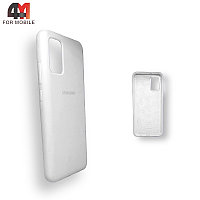 Чехол Samsung A02s/M02s Silicone Case, белого цвета