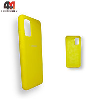 Чехол Samsung A02s/M02s Silicone Case, желтого цвета