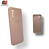 Чехол Samsung A02s/M02s Silicone Case, пудрового цвета