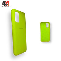 Чехол Samsung A02s/M02s Silicone Case, салатового цвета