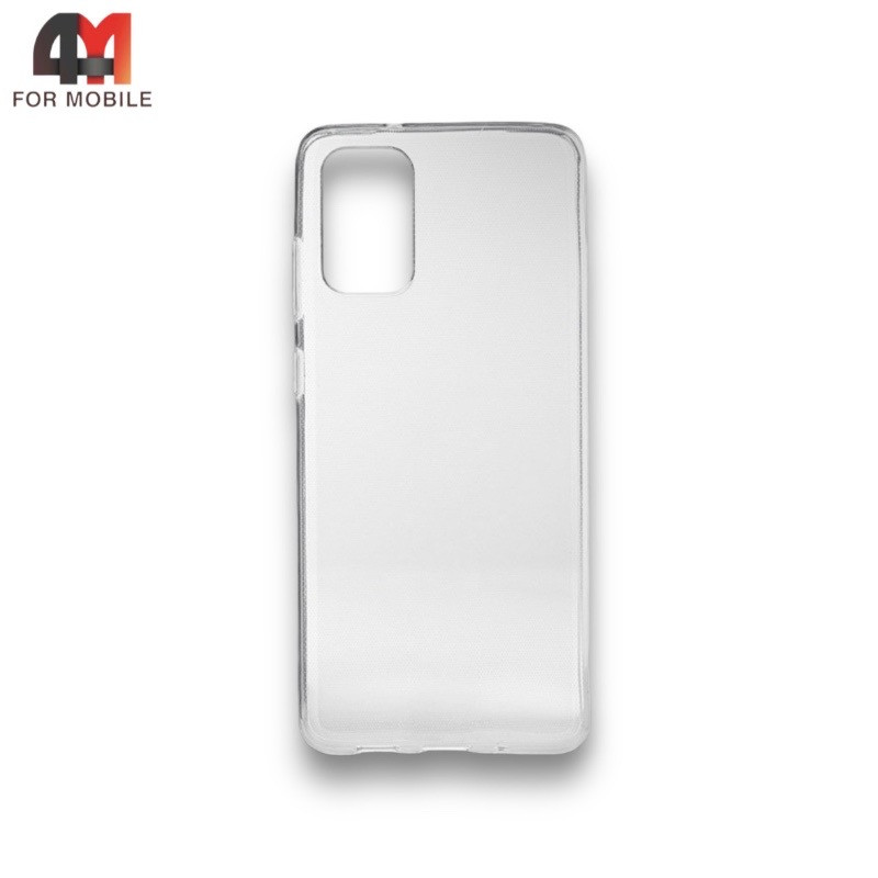 Чехол Samsung A02s/M02s силиконовый, ультратонкий, прозрачный - фото 1 - id-p226618412
