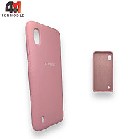 Чехол для телефона Samsung A10/A10S/М10 Silicone Case, розового цвета