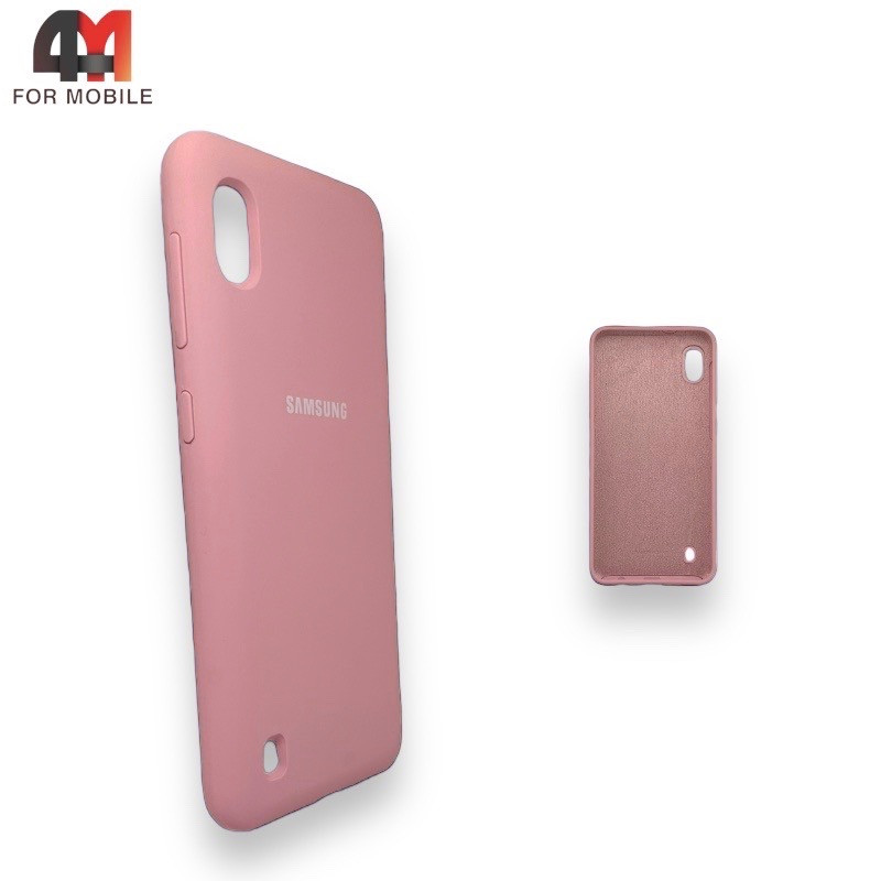Чехол для телефона Samsung A10/A10S/М10 Silicone Case, розового цвета - фото 1 - id-p226625075