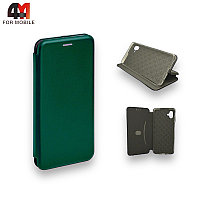 Чехол книга для телефона Samsung A11/M11 зеленого цвета