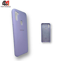 Чехол для телефона Samsung A11/M11 Silicone Case, лавандового цвета