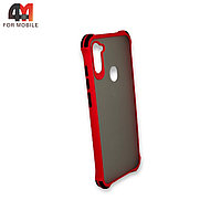 Чехол Samsung A11/M11 силиконовый с усиленной рамкой, красного цвета