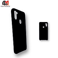 Чехол для телефона Samsung A11/M11 Silicone Case, черного цвета