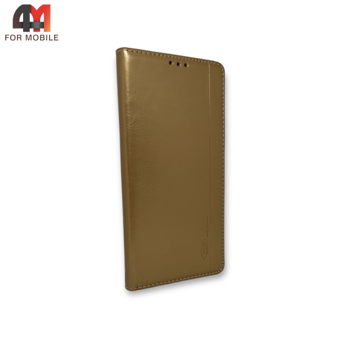 Чехол книга для телефона Samsung A11/M11 золотого цвета, Mobi - фото 1 - id-p226625122