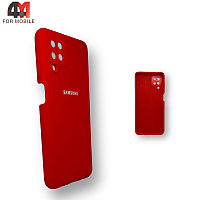 Чехол для телефона Samsung A12/M12 Silicone Case, красного цвета