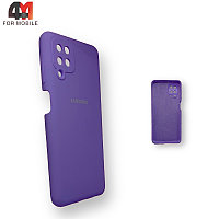 Чехол для телефона Samsung A12/M12 Silicone Case, фиолетового цвета