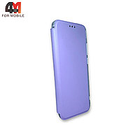 Чехол книга для телефона Samsung A12/M12 с усиленными углы, лавандового цвета