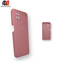 Чехол для телефона Samsung A12/M12 Silicone Case, розового цвета