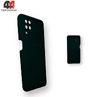 Чехол для телефона Samsung A12/M12 Silicone Case, черного цвета