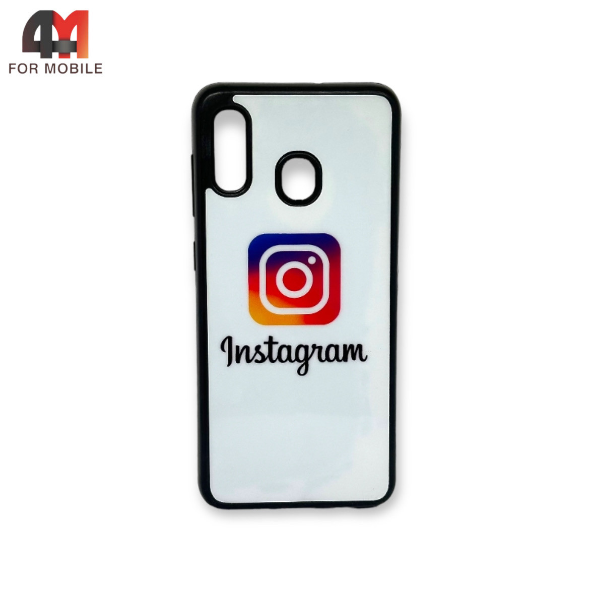 Чехол для Samsung A20/A30 силиконовый с рисунком, Instagram - фото 1 - id-p226623261