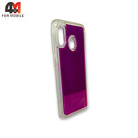 Чехол для Samsung A20/A30 силиконовый, песочек, фиолетового цвета
