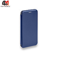 Чехол книга для Samsung A21s темно-синего цвета