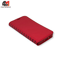 Чехол-книга для Samsung A3 2015/A300 красного цвета, New Case