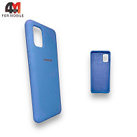 Чехол Samsung A31 Silicone Case, голубого цвета