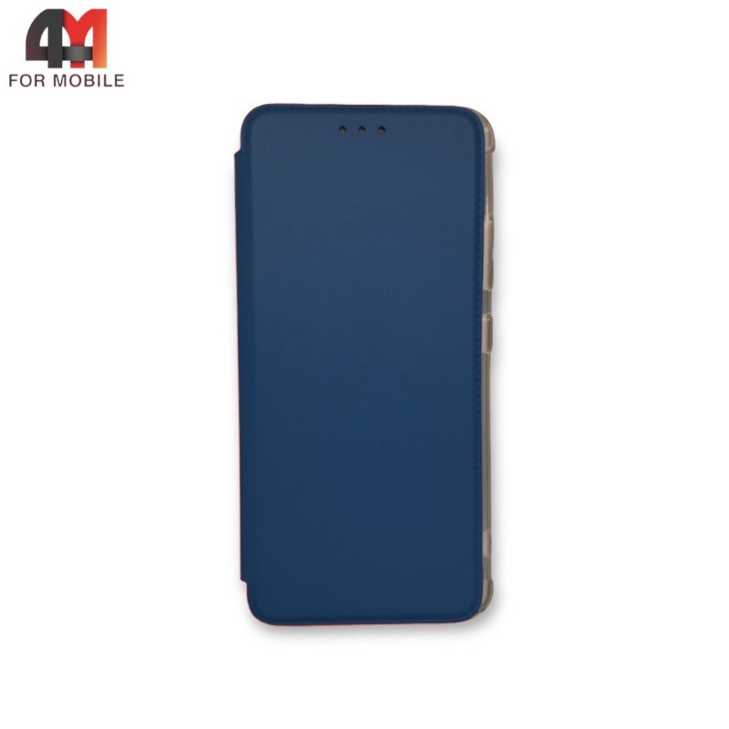 Чехол книга для телефона Samsung A32 4G с усиленными углами, темно-синего цвета - фото 1 - id-p226622307
