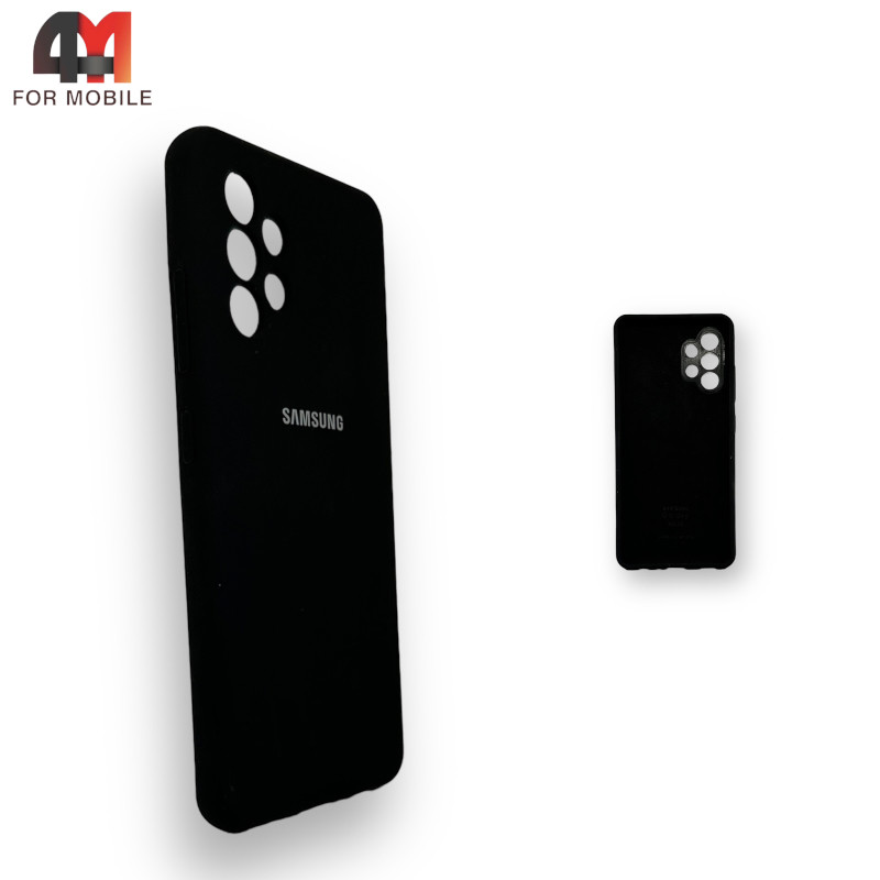 Чехол для телефона Samsung A32 4G Silicone Case, черного цвета - фото 1 - id-p226619812