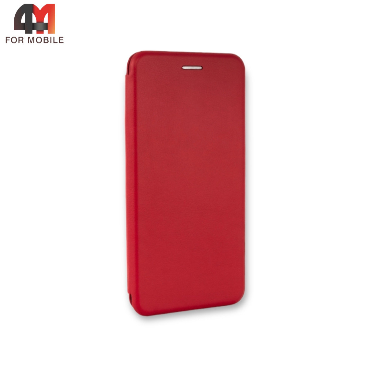Чехол книга для телефона Samsung A42 красного цвета - фото 1 - id-p226625400