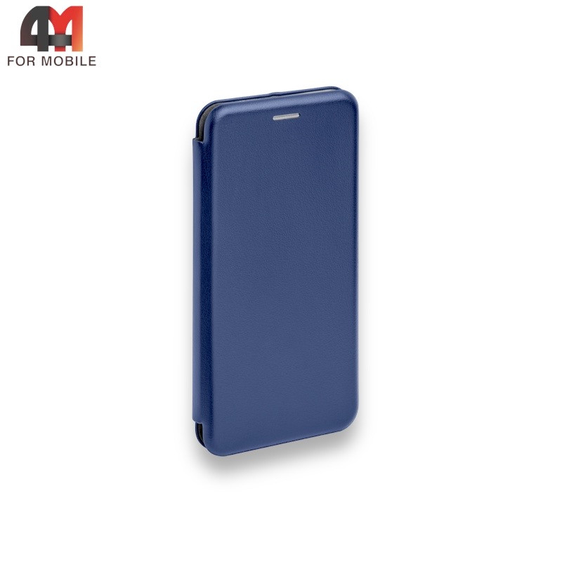 Чехол книга для телефона Samsung A42 темно-синего цвета - фото 1 - id-p226617228