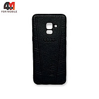 Чехол для Samsung A5 2018/A8 2018/A530 силиконовый под кожу, AUDI