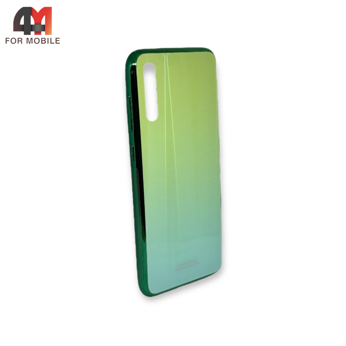 Чехол для Samsung A70/A70s пластиковый, хамелеон, зеленого цвета - фото 1 - id-p226618548