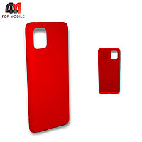 Чехол для Samsung A81/M60s/Note 10 Lite силиконовый, Silicone Case, красного цвета