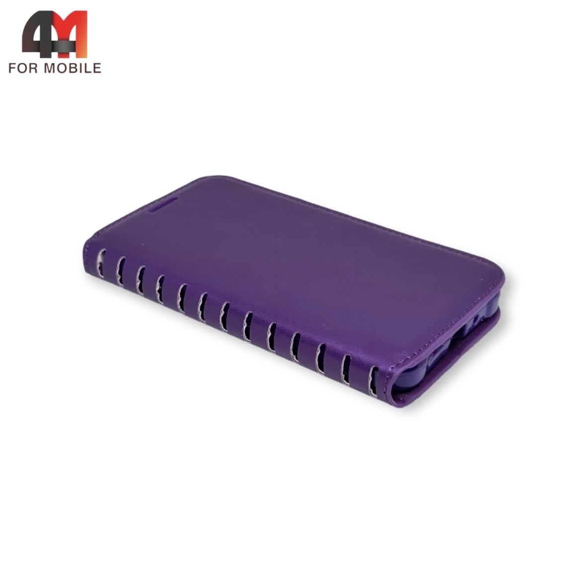Чехол-книга для Samsung J1 Ace/J110 фиолетового цвета, New Case - фото 1 - id-p226619522
