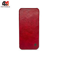 Чехол-книга для Samsung J4 Plus/J415/J4 Prime QIN, красного цвета, Nillkin