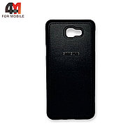 Чехол для Samsung J5 Prime/G570 силиконовый под кожу, черного цвета
