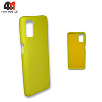 Чехол Samsung M31s силиконовый, Silicone Case, желтого цвета