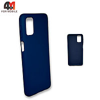 Чехол Samsung M31s силиконовый, Silicone Case, темно-синего цвета