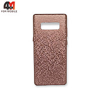 Чехол Samsung Note 8/N950 пластиковый, мозаика, розового цвета